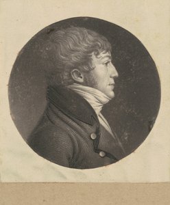 Niezidentyfikowany człowiek autorstwa Charles B. J. Févret de Saint Mémin