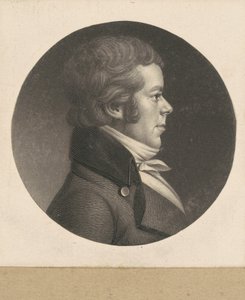 Niezidentyfikowany człowiek autorstwa Charles B. J. Févret de Saint Mémin