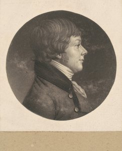 Niezidentyfikowany człowiek autorstwa Charles B. J. Févret de Saint Mémin