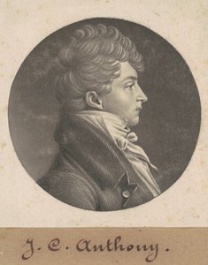 Niezidentyfikowany człowiek autorstwa Charles B. J. Févret de Saint Mémin