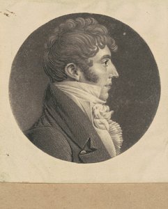 Niezidentyfikowany człowiek autorstwa Charles B. J. Févret de Saint Mémin