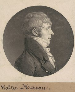 Walter Herron autorstwa Charles B. J. Févret de Saint Mémin