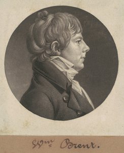 William Brent autorstwa Charles B. J. Févret de Saint Mémin