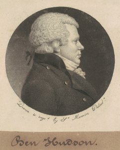 William Hudson autorstwa Charles B. J. Févret de Saint Mémin