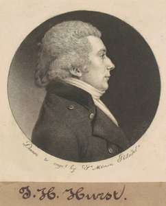 William Hurst autorstwa Charles B. J. Févret de Saint Mémin