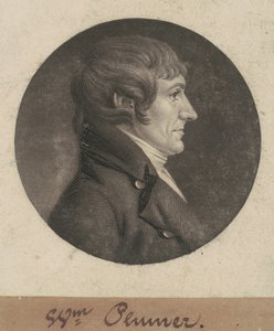 William Plummer autorstwa Charles B. J. Févret de Saint Mémin