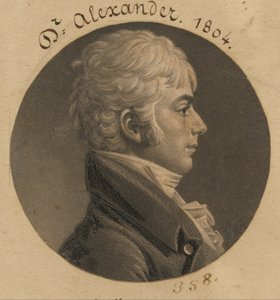 Ashton Alexander autorstwa Charles Balthazar Julien Févret de Saint-Mémin