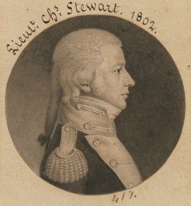 Charles Stewart autorstwa Charles Balthazar Julien Févret de Saint-Mémin