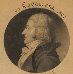 Charles de Lagarenne autorstwa Charles Balthazar Julien Févret de Saint-Mémin