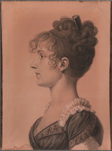 Elizabeth Wirt autorstwa Charles Balthazar Julien Févret de Saint-Mémin