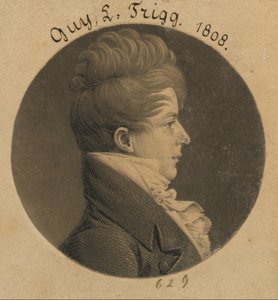 Guy L. Trigg autorstwa Charles Balthazar Julien Févret de Saint-Mémin