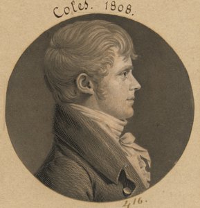 Isaac A. Coles autorstwa Charles Balthazar Julien Févret de Saint-Mémin