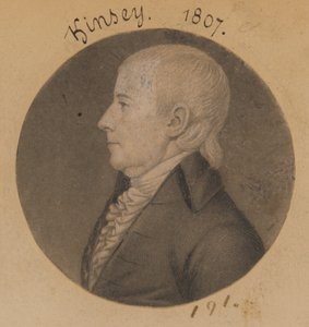 James Kinsey autorstwa Charles Balthazar Julien Févret de Saint-Mémin