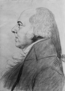 John Adams autorstwa Charles Balthazar Julien Févret de Saint-Mémin