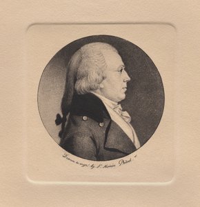 John Bohlen autorstwa Charles Balthazar Julien Févret de Saint-Mémin