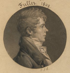 John Coles III autorstwa Charles Balthazar Julien Févret de Saint-Mémin