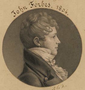 John Goddard autorstwa Charles Balthazar Julien Févret de Saint-Mémin