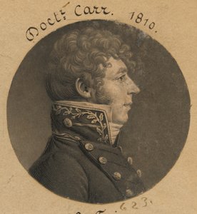 John H. Carr autorstwa Charles Balthazar Julien Févret de Saint-Mémin