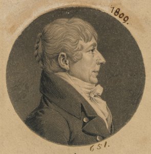 John Moncreif autorstwa Charles Balthazar Julien Févret de Saint-Mémin