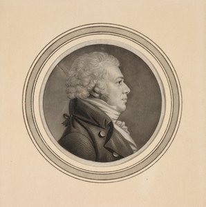 John Samuel Sherburne autorstwa Charles Balthazar Julien Févret de Saint-Mémin