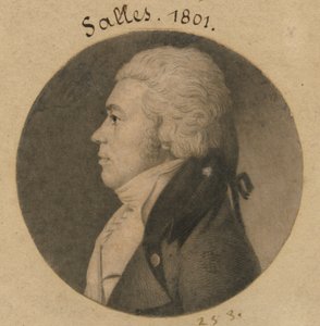 Lewis Salles autorstwa Charles Balthazar Julien Févret de Saint-Mémin