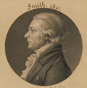 Pan Smith autorstwa Charles Balthazar Julien Févret de Saint-Mémin