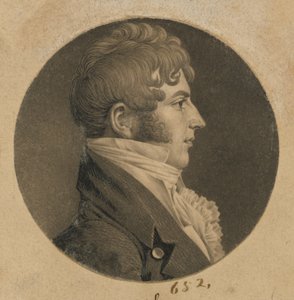 Nathaniel Heyward, Jr. autorstwa Charles Balthazar Julien Févret de Saint-Mémin