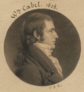 Nicholas Cabell, Jr. autorstwa Charles Balthazar Julien Févret de Saint-Mémin