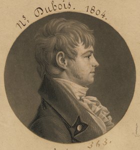 Nicholas DuBois autorstwa Charles Balthazar Julien Févret de Saint-Mémin