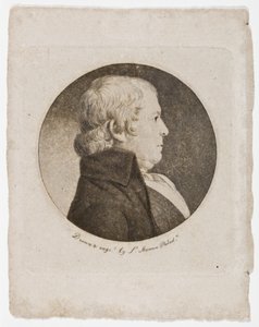Paul Revere autorstwa Charles Balthazar Julien Févret de Saint Mémin