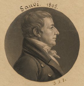 Pierré Sauve autorstwa Charles Balthazar Julien Févret de Saint-Mémin