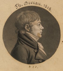Robert Mills autorstwa Charles Balthazar Julien Févret de Saint-Mémin