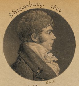 Shrewsbury autorstwa Charles Balthazar Julien Févret de Saint-Mémin