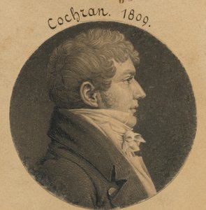 Thomas Cochran autorstwa Charles Balthazar Julien Févret de Saint-Mémin