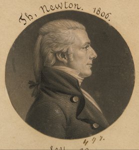 Thomas Newton, Jr. autorstwa Charles Balthazar Julien Févret de Saint-Mémin