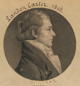 Thomas Reade Rootes autorstwa Charles Balthazar Julien Févret de Saint-Mémin