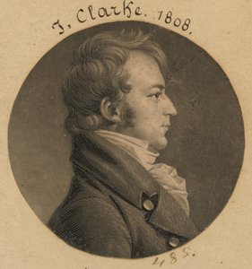 Thomas Weston Thompson autorstwa Charles Balthazar Julien Févret de Saint-Mémin
