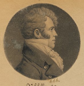 Nieznany mężczyzna autorstwa Charles Balthazar Julien Févret de Saint-Mémin