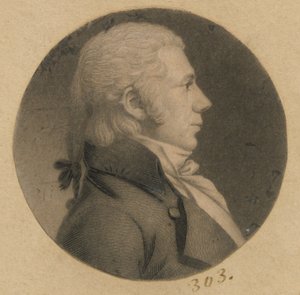 Niezidentyfikowany mężczyzna autorstwa Charles Balthazar Julien Févret de Saint-Mémin