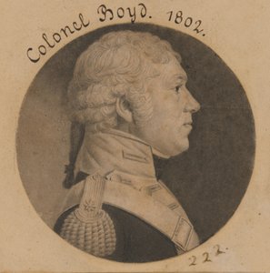 William Boyd autorstwa Charles Balthazar Julien Févret de Saint-Mémin