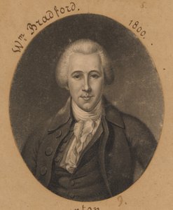 William Bradford, Jr. autorstwa Charles Balthazar Julien Févret de Saint-Mémin