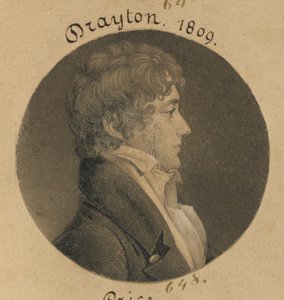 William Drayton autorstwa Charles Balthazar Julien Févret de Saint-Mémin