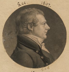 William Lee autorstwa Charles Balthazar Julien Févret de Saint-Mémin