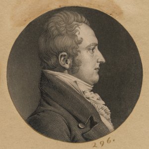 William Peter Van Ness autorstwa Charles Balthazar Julien Févret de Saint-Mémin