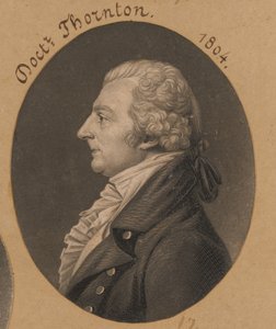 William Thornton autorstwa Charles Balthazar Julien Févret de Saint-Mémin
