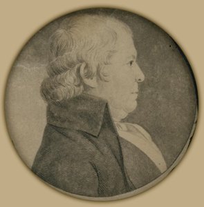 Portret Paula Revere, Jr autorstwa Charles Balthazar Julien Févret de Saint Mémin