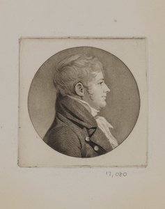 Sędzia Joseph Hopper Nicholson autorstwa Charles Balthazar Julien Févret de Saint Mémin