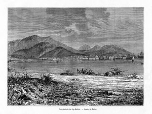 Cap Haitien, Haiti, XIX w. autorstwa Charles Barbant