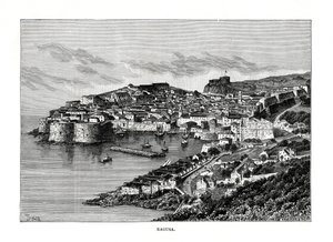 Ragusa, Sycylia, Włochy, 1879 autorstwa Charles Barbant