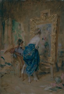 „Model artysty”, 1874.